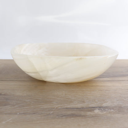 Mexican Onyx/Calcite Bowl 10"