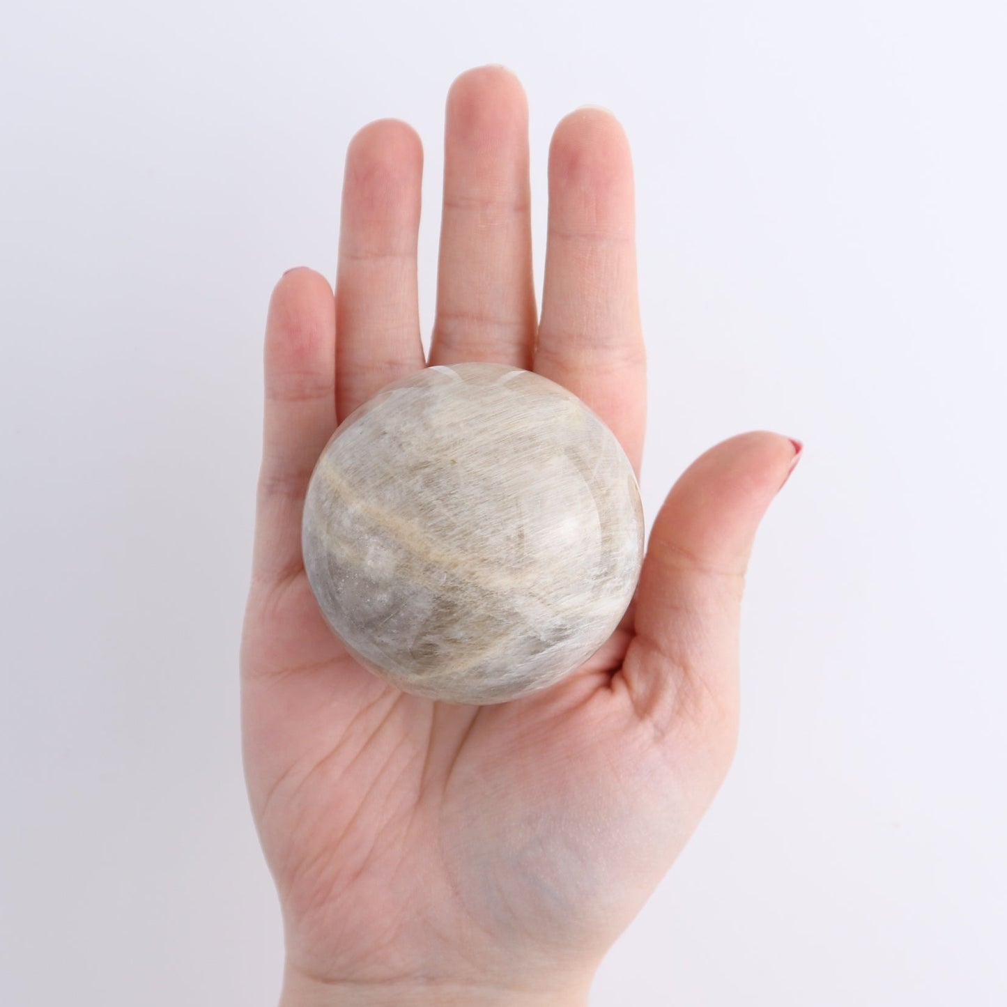 Sunstone-Moonstone Spheres Set of 3