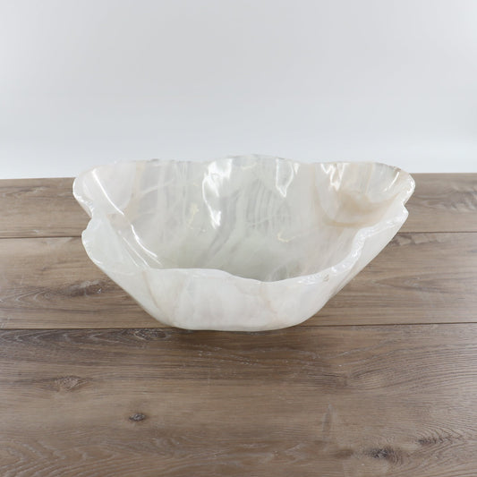 Mexican Onyx/Calcite Bowl 15" - Expert Wholesale and Supplier of Wholesale Crystals & Bulk Gemstones, ["Bowls","Calcite","Mexico","onyx"]