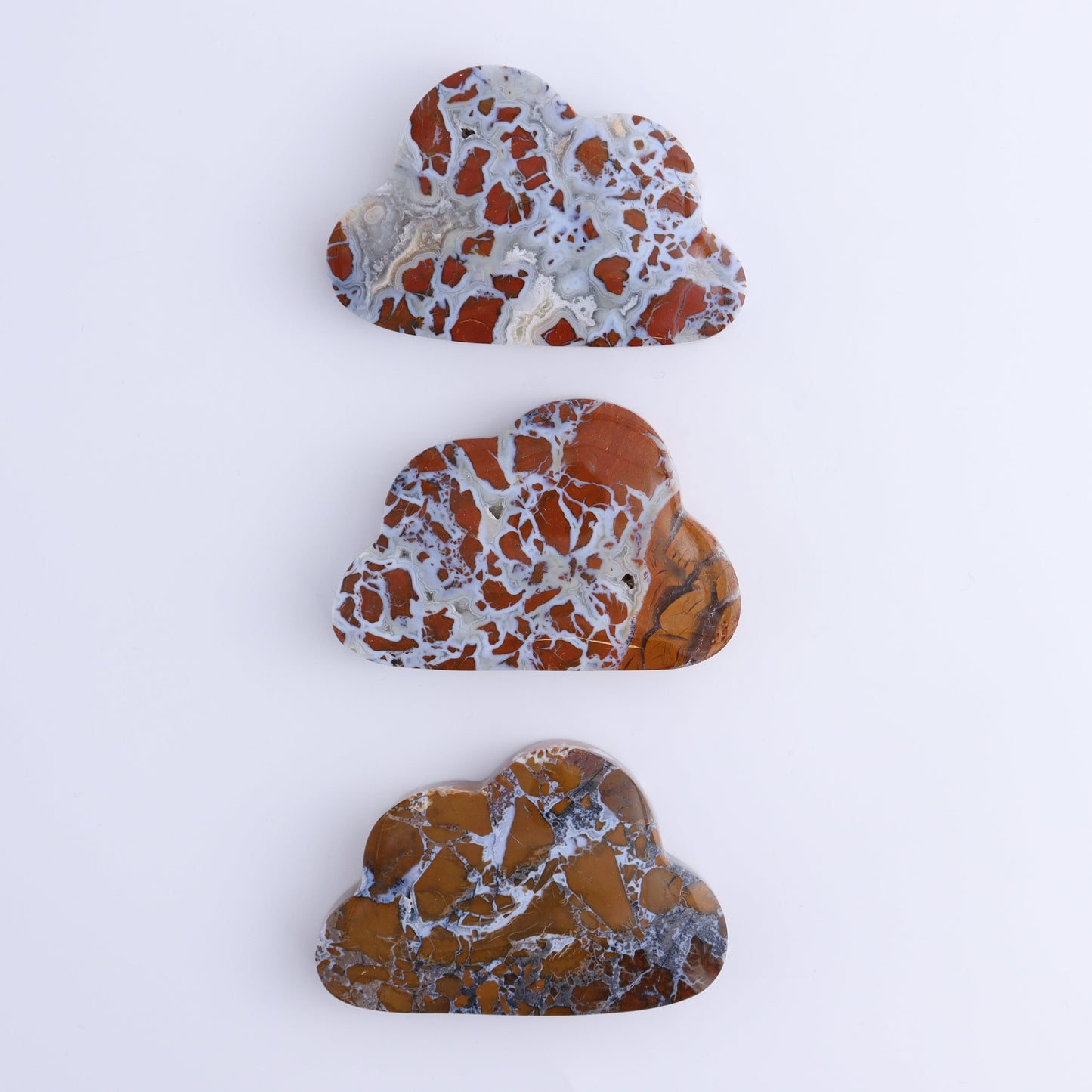 Brecciated Jasper Clouds Set of 11 - Expert Wholesale and Supplier of Wholesale Crystals & Bulk Gemstones, ["Brecciated Jasper","Clouds","Indonesia"]