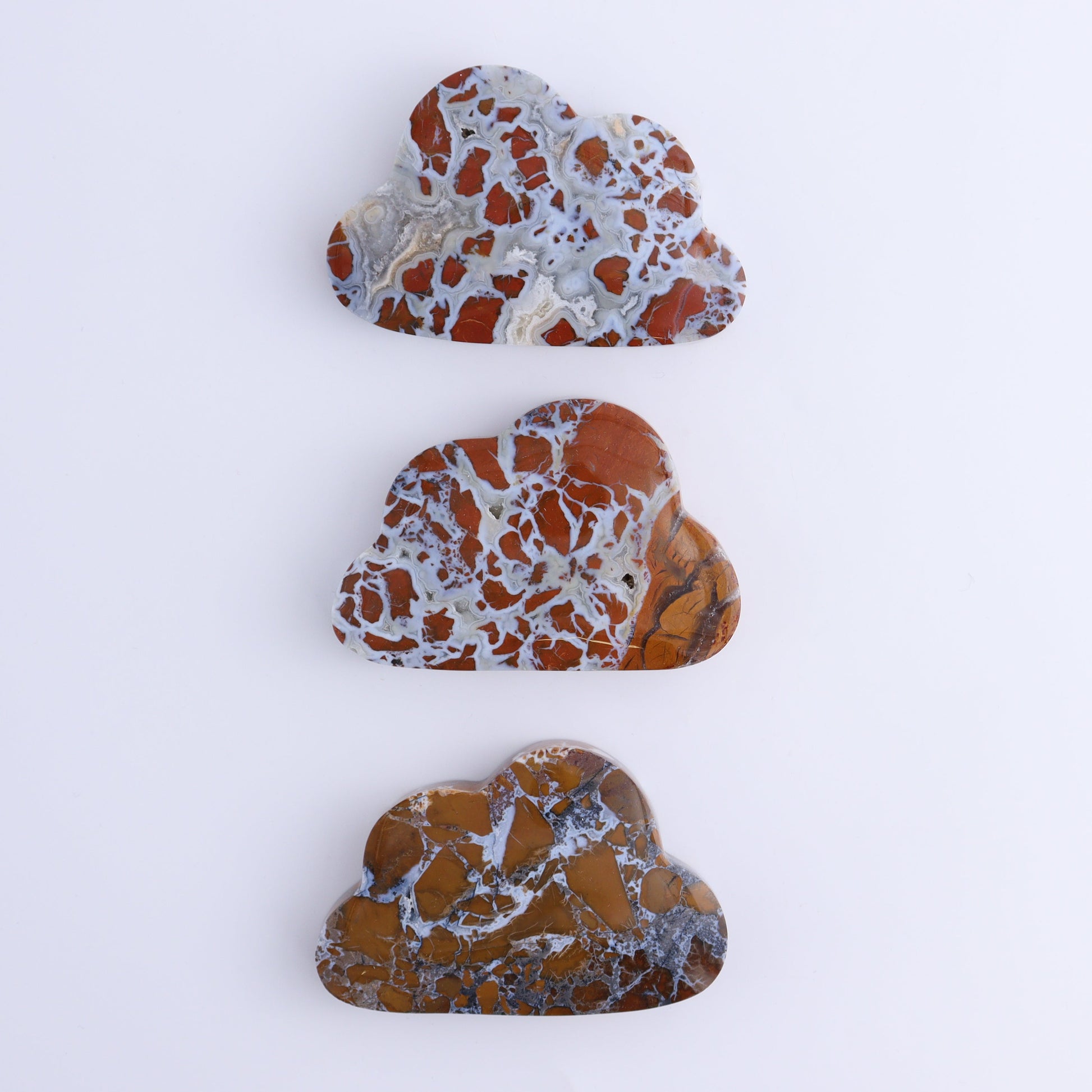 Brecciated Jasper Clouds Set of 11 - Expert Wholesale and Supplier of Wholesale Crystals & Bulk Gemstones, ["Brecciated Jasper","Clouds","Indonesia"]