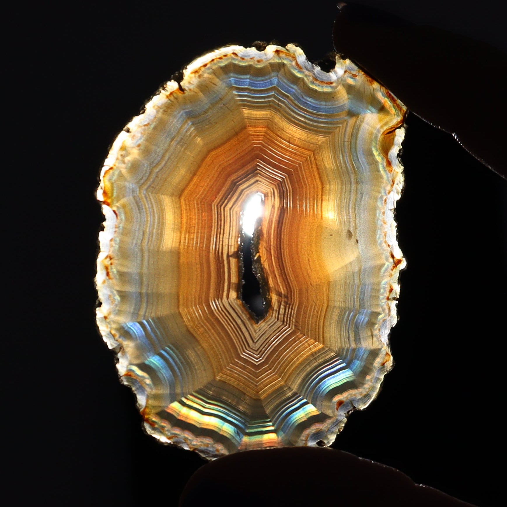 Iris Agate Slices Set of 8 - Expert Wholesale and Supplier of Wholesale Crystals & Bulk Gemstones, ["Agate","Iris Agate","Slices and Slabs"]