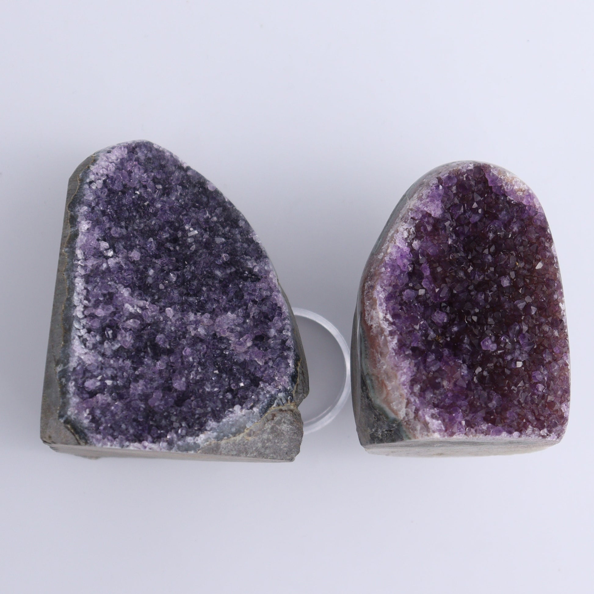 Uruguay Amethyst Set of 4 - Expert Wholesale and Supplier of Wholesale Crystals & Bulk Gemstones, ["Amethyst","Cut Base","Uruguay"]