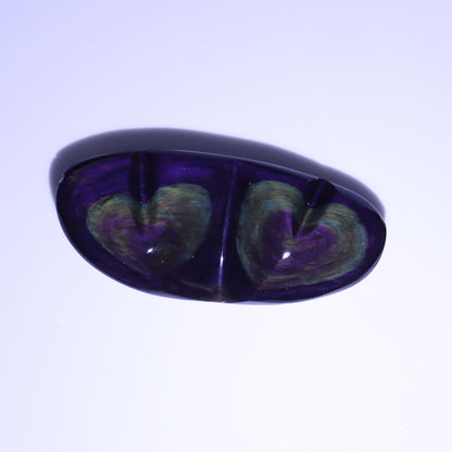Rainbow Obsidian Heart Pairs Set of 3 - Expert Wholesale and Supplier of Wholesale Crystals & Bulk Gemstones, ["Hearts","Mexico","Obsidian","Rainbow Obsidian"]