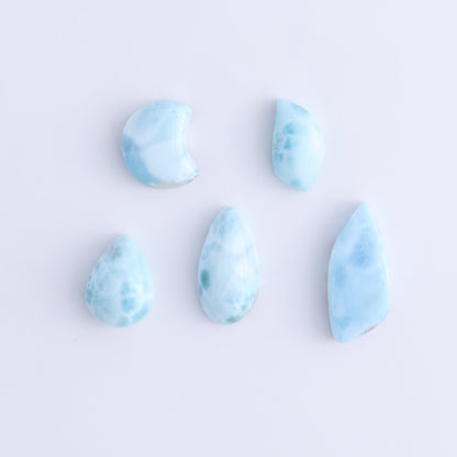 Larmiar Cabs Set of 10 - Expert Wholesale and Supplier of Wholesale Crystals & Bulk Gemstones, ["Cabs","Freeform","Freeforms","Larimar"]