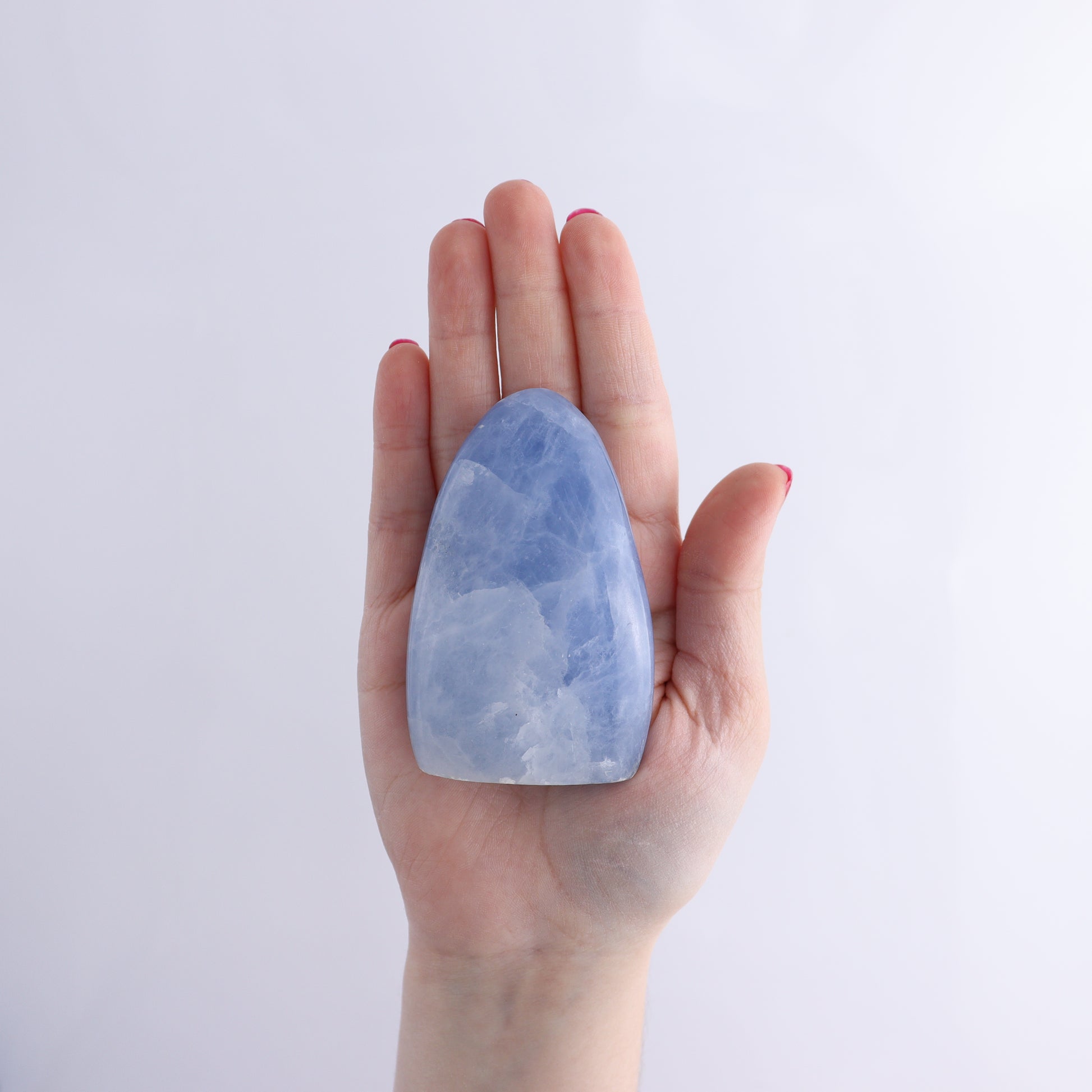 Blue Calcite Set of 4 - Expert Wholesale and Supplier of Wholesale Crystals & Bulk Gemstones, ["Blue Calcite","Calcite","Freeform","Madagascar"]