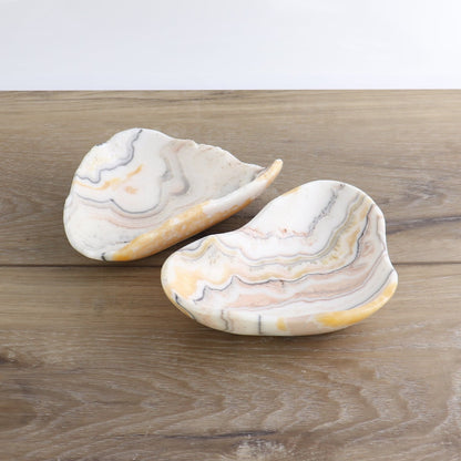 Mexican Onyx/Calcite Bowls Set of 2