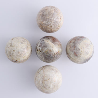 Sunstone & Moonstone Spheres Set of 17 - Expert Wholesale and Supplier of Wholesale Crystals & Bulk Gemstones, ["China","Moonstone","Spheres","Sunstone"]