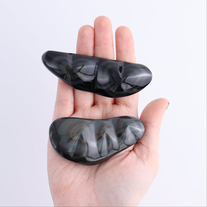 Rainbow Obsidian Heart Set of 3 - Expert Wholesale and Supplier of Wholesale Crystals & Bulk Gemstones, ["Hearts","Mexico","Obsidian","Rainbow Obsidian"]