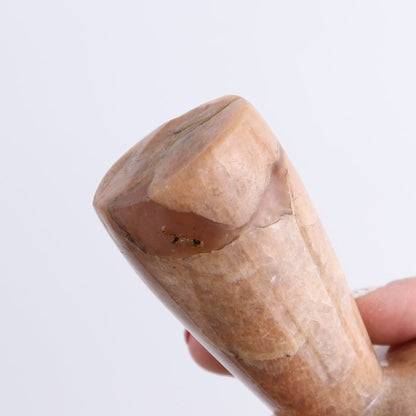 Peach Moonstone Mushrooms Set of 6