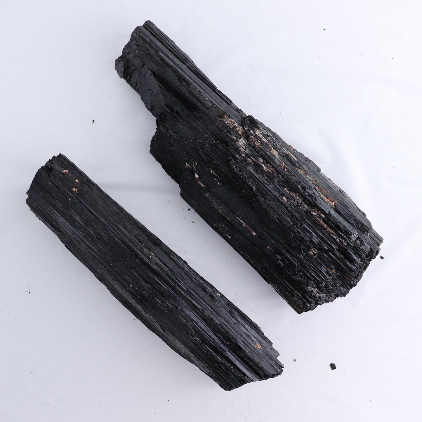 Black Tourmaline Log Set of 2