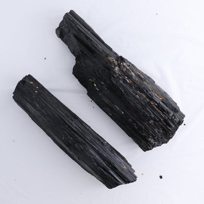 Black Tourmaline Log Set of 2