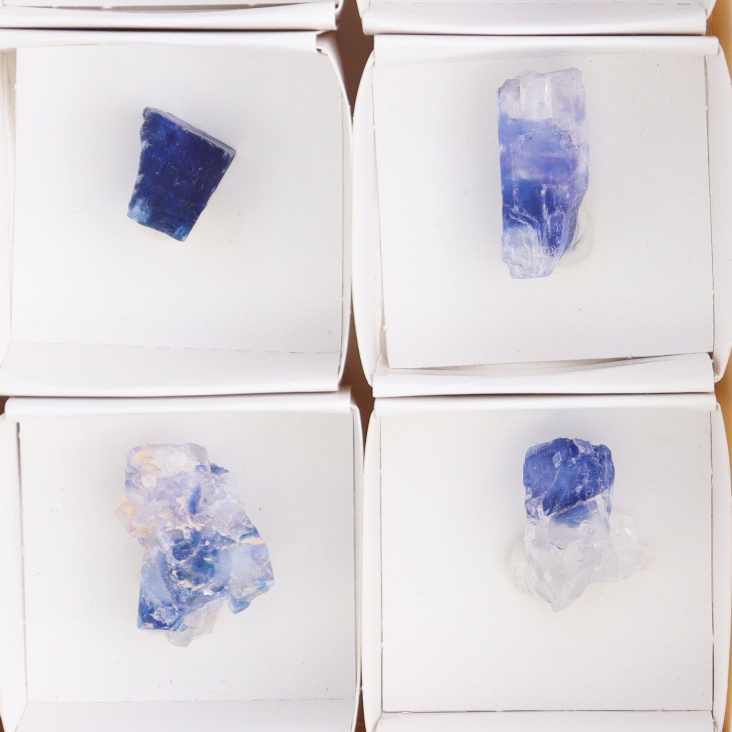 Canadian Blue Halite Rough Set of 9