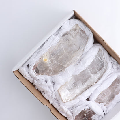 Selenite Slices Set of 4 | Mi Esperanza Minerals | Supplier of Crystals and Onyx