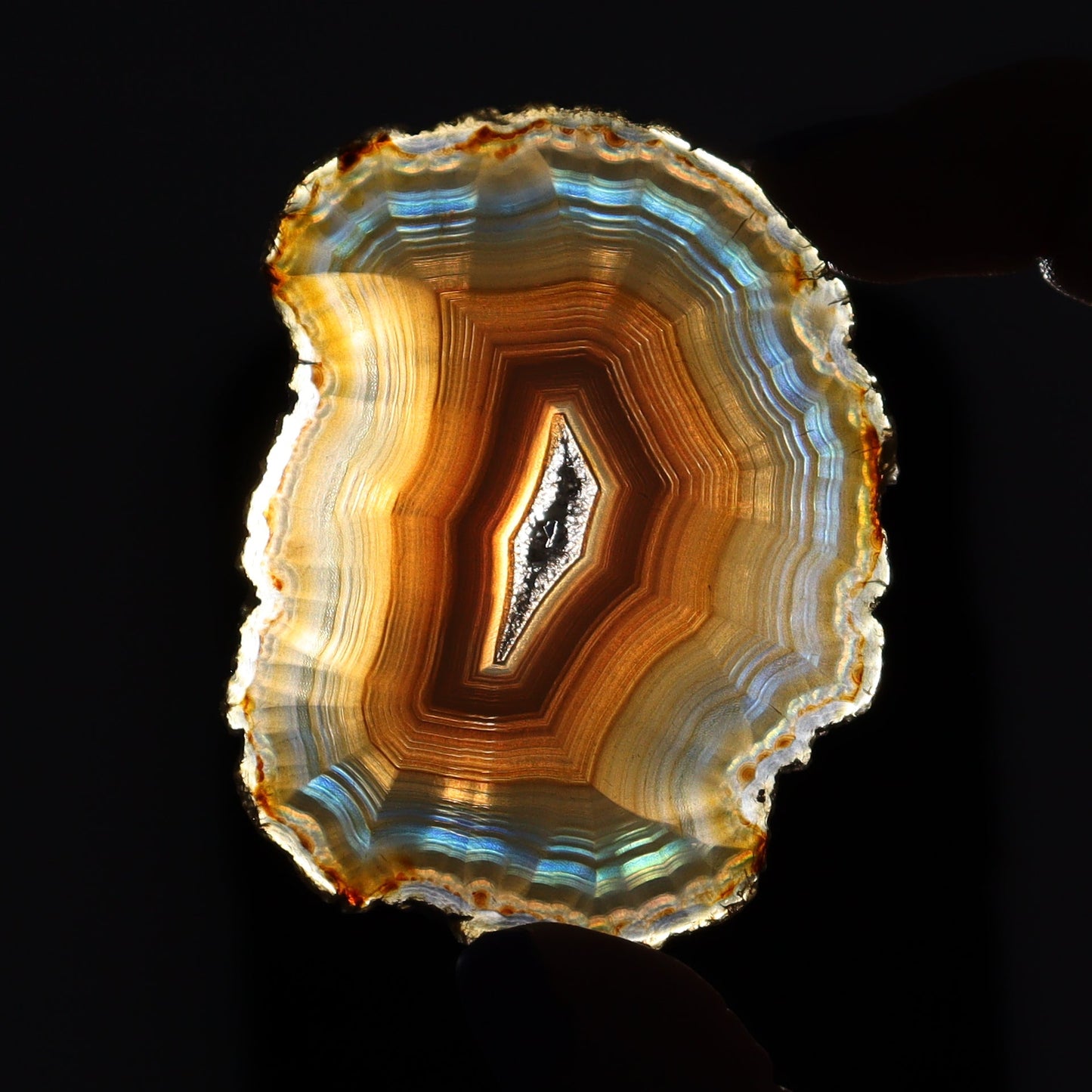 Iris Agate Slices Set of 8 - Expert Wholesale and Supplier of Wholesale Crystals & Bulk Gemstones, ["Agate","Iris Agate","Slices and Slabs"]