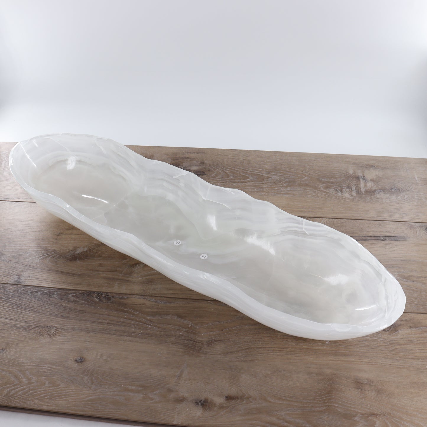 Mexican Onyx/Calcite Canoe Bowl - Expert Wholesale and Supplier of Wholesale Crystals & Bulk Gemstones, ["Bowls","Calcite","canoe","Mexico","onyx"]
