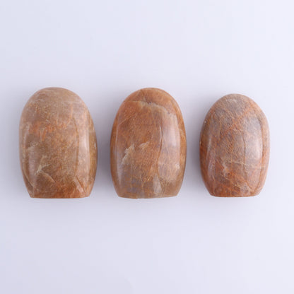 Peach Moonstone Freeform Set of 9 - Expert Wholesale and Supplier of Wholesale Crystals & Bulk Gemstones, ["Freeforms","Peach Moonstone"]