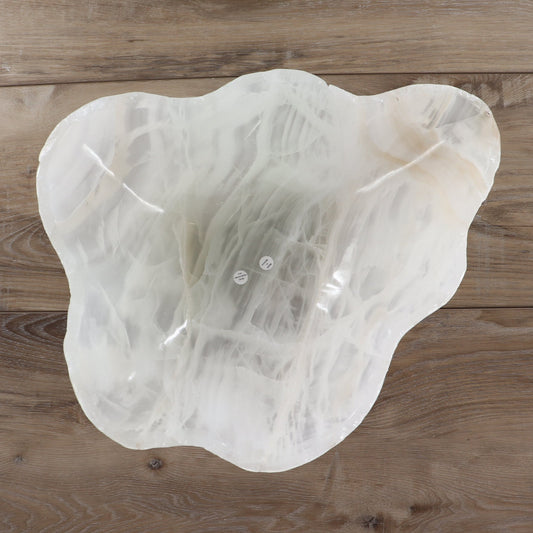 Mexican Onyx/Calcite Bowl 15" - Expert Wholesale and Supplier of Wholesale Crystals & Bulk Gemstones, ["Bowls","Calcite","Mexico","onyx"]