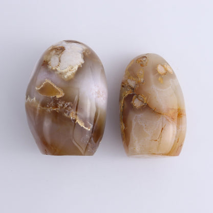 Flower Agate Freeforms Set of 6 - Expert Wholesale and Supplier of Wholesale Crystals & Bulk Gemstones, ["Flower Agate","Freeforms","Madagascar"]