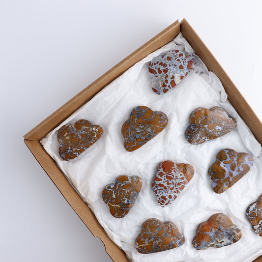 Brecciated Jasper Clouds Set of 11 - Expert Wholesale and Supplier of Wholesale Crystals & Bulk Gemstones, ["Brecciated Jasper","Clouds","Indonesia"]