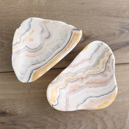 Mexican Onyx/Calcite Bowls Set of 2
