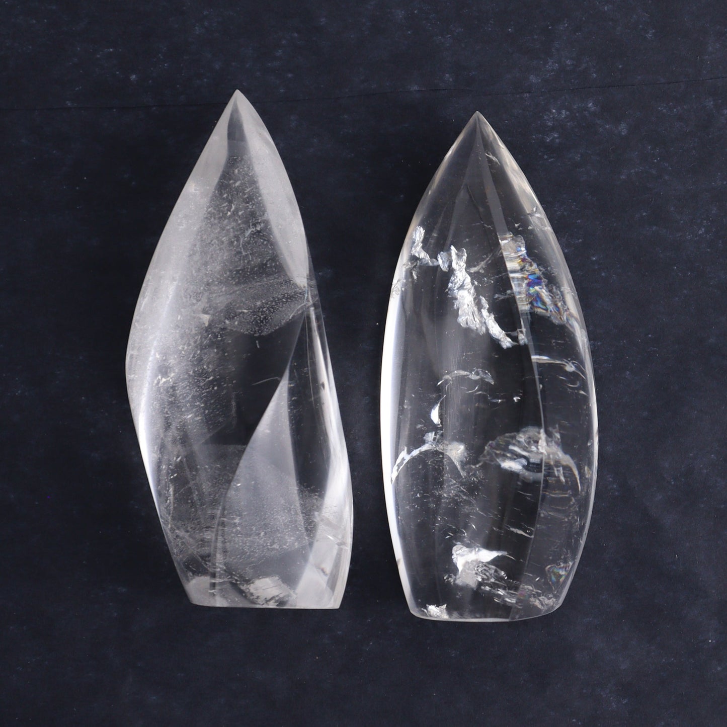 Imperfect Clear Quartz Flames Set of 6 - Expert Wholesale and Supplier of Wholesale Crystals & Bulk Gemstones, ["Brazil","Clear Quartz","flames","Quartz"]
