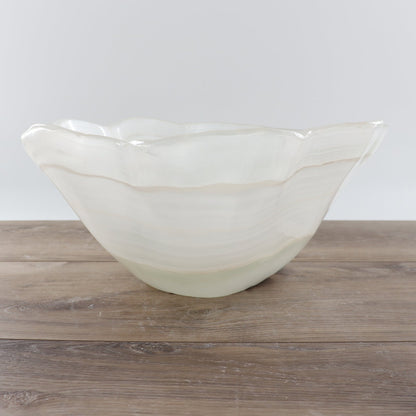 Mexican Onyx/Calcite Bowl 15"