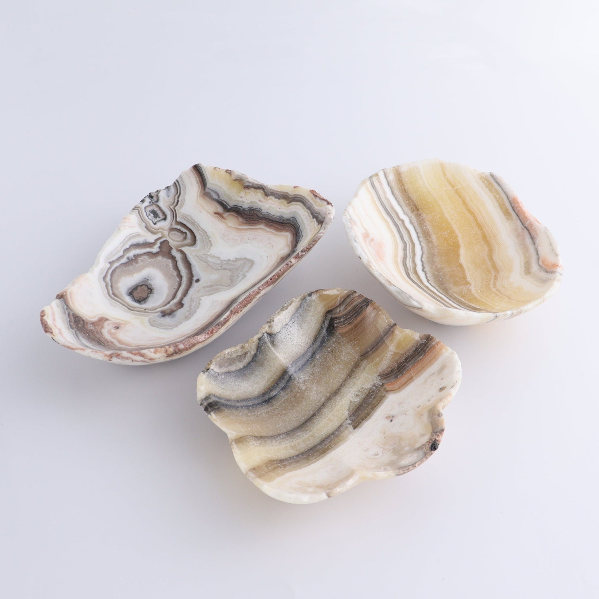 Onyx Bowl Set of 3 - Expert Wholesale and Supplier of Wholesale Crystals & Bulk Gemstones, ["Bowls","Mexico","onyx"]