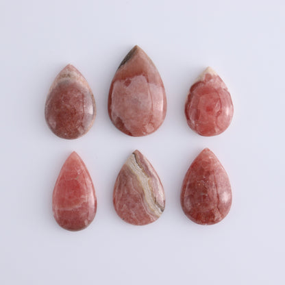 Rhodochrosite Cabs Set of 6 - Expert Wholesale and Supplier of Wholesale Crystals & Bulk Gemstones, ["Argentina","Cabs","Rhodochrosite"]