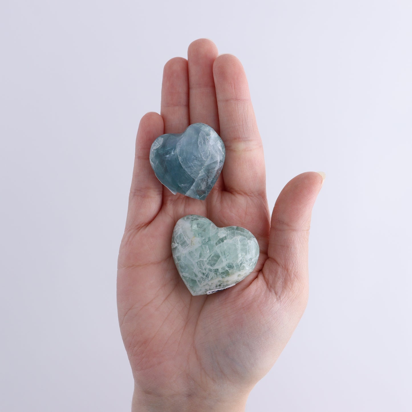 Fluorite Hearts Set of 7 - Expert Wholesale and Supplier of Wholesale Crystals & Bulk Gemstones, ["Fluorite","Hearts","Mexico"]