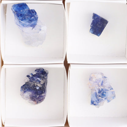 Canadian Blue Halite Rough Set of 9