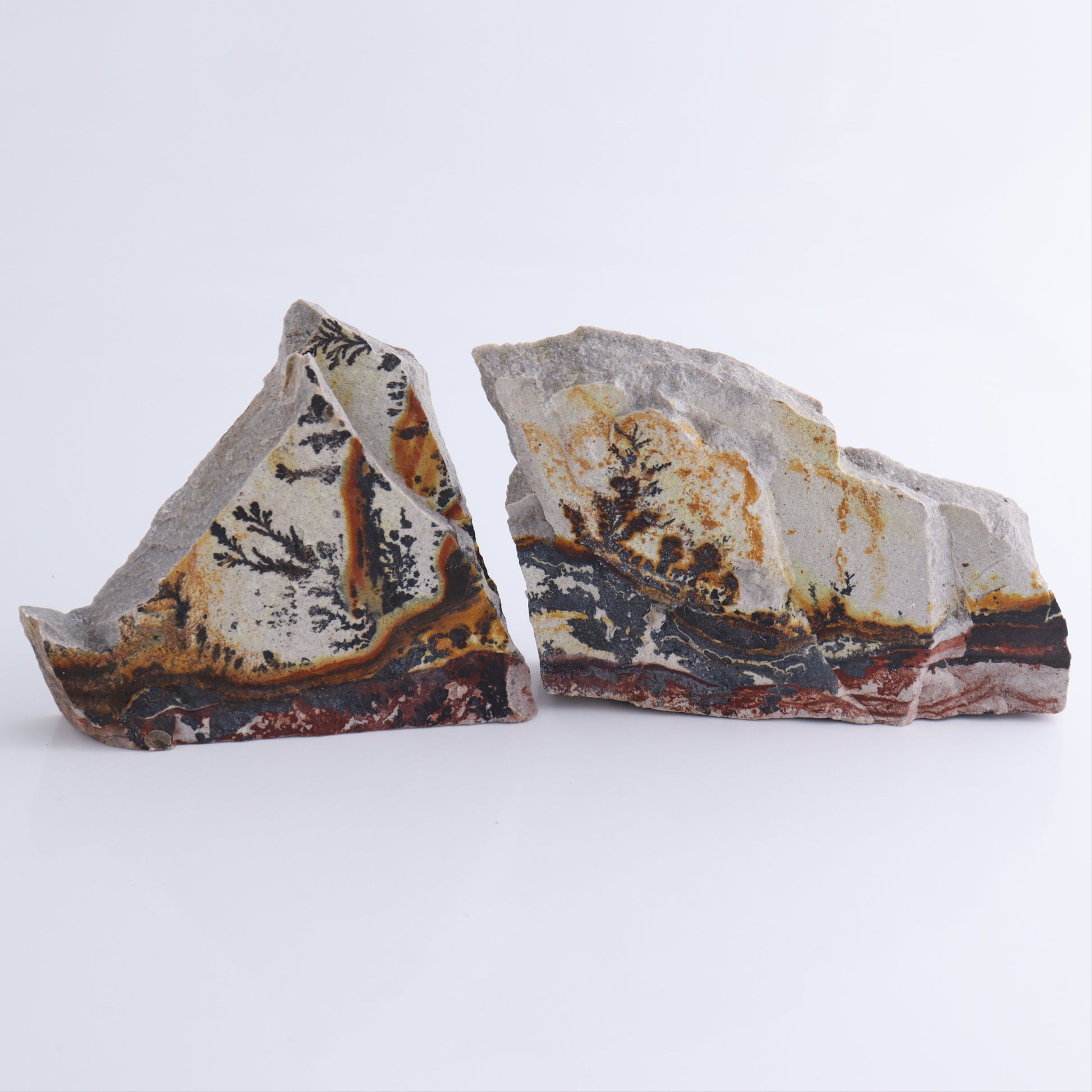 Dendrites Flat Set of 6 - Expert Wholesale and Supplier of Wholesale Crystals & Bulk Gemstones, ["Dendrite","Flats"]