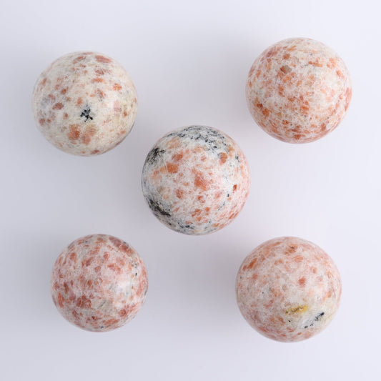 Sunstone Spheres Set of 5