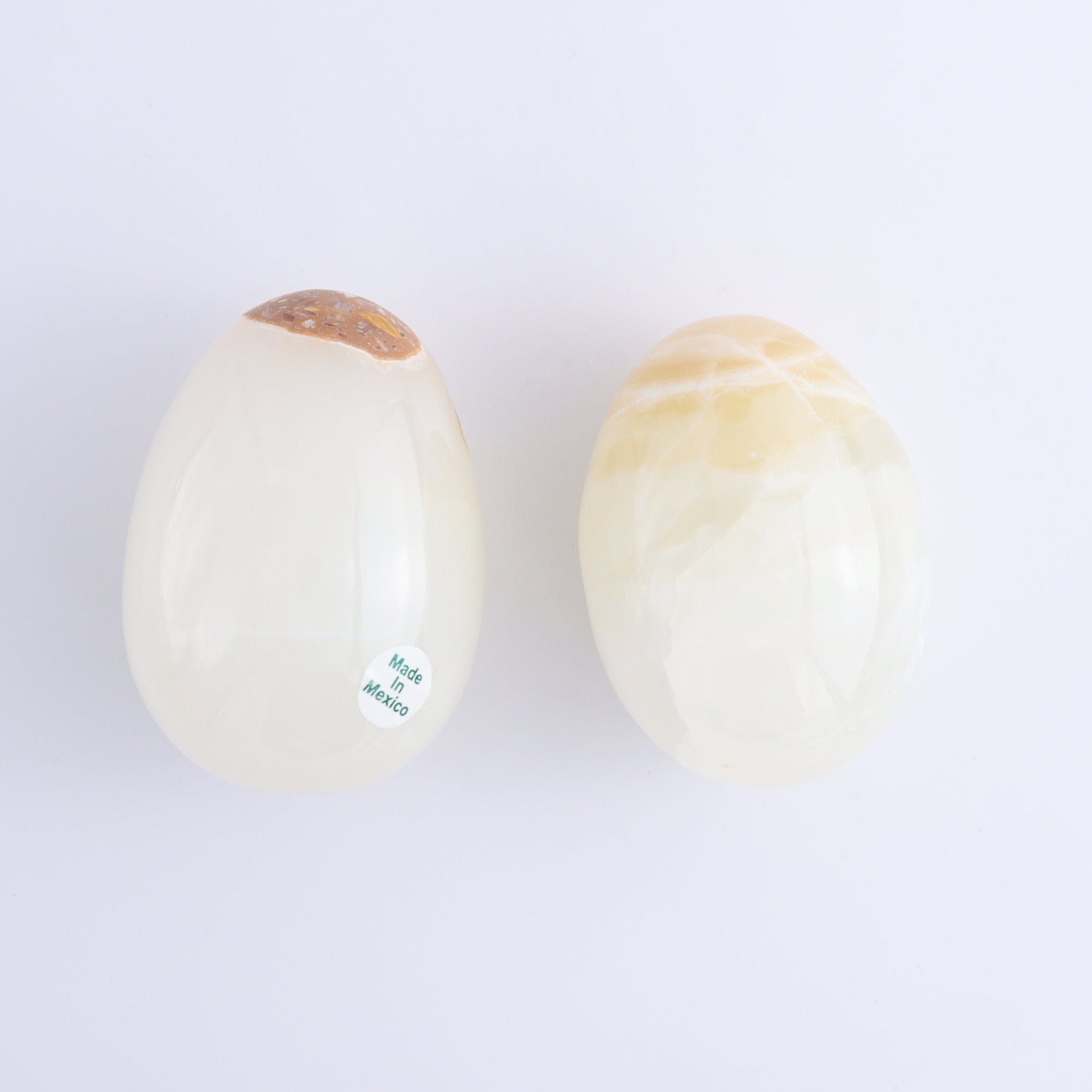 White Onyx Eggs Set of 6 - Expert Wholesale and Supplier of Wholesale Crystals & Bulk Gemstones, ["Calcite","Eggs","Mexico"]