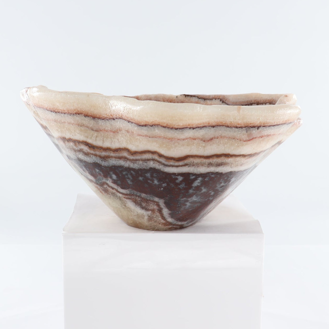 Mexican Onyx/Calcite Bowl 15"