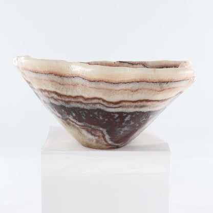 Mexican Onyx/Calcite Bowl 15"
