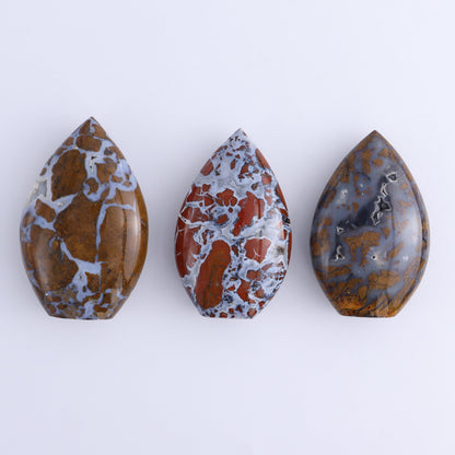 Brecciated Jasper Flames Set of 10 - Expert Wholesale and Supplier of Wholesale Crystals & Bulk Gemstones, ["Brecciated Jasper","flames","Indonesia"]