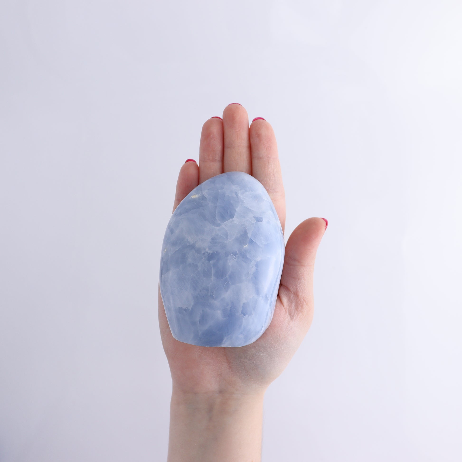 Blue Calcite Set of 4 - Expert Wholesale and Supplier of Wholesale Crystals & Bulk Gemstones, ["Blue Calcite","Calcite","Freeform","Madagascar"]