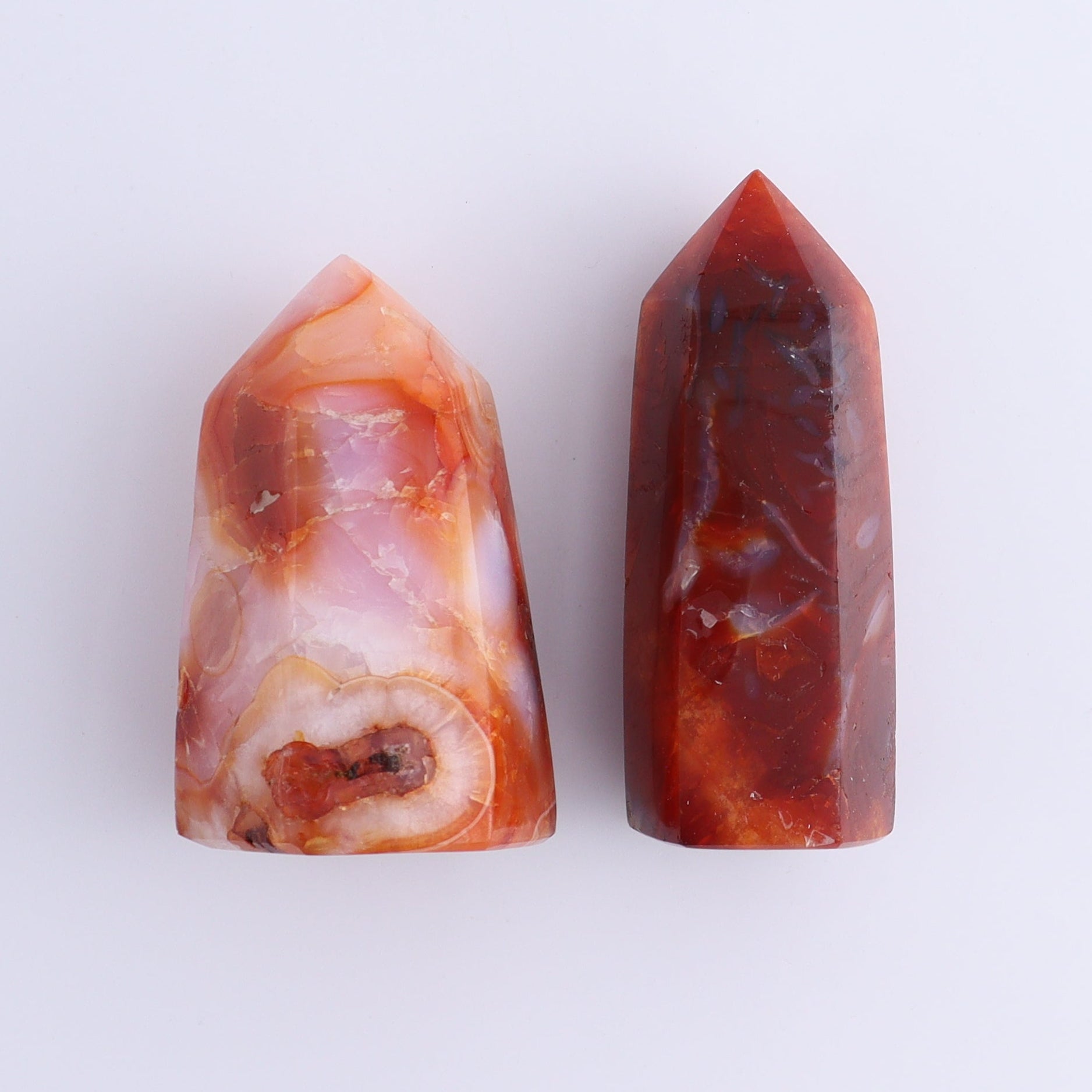 Carnelian Towers Set of 12 - Expert Wholesale and Supplier of Wholesale Crystals & Bulk Gemstones, ["carnelian","Madagascar","Towers"]