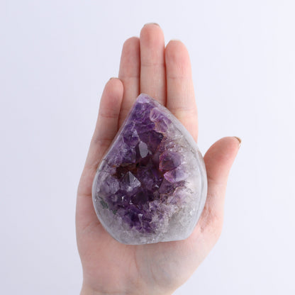Uruguay Druzy Amethyst Flames Set of 4 - Expert Wholesale and Supplier of Wholesale Crystals & Bulk Gemstones, ["Amethyst","flames","Uruguay"]