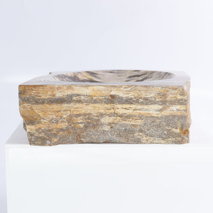 Petrified Wood Bowls Set of 2 - Expert Wholesale and Supplier of Wholesale Crystals & Bulk Gemstones, ["Bowls","Indonesia","Petrified Wood"]