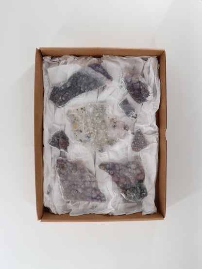 Amethyst Flower Set of 8 - Expert Wholesale and Supplier of Wholesale Crystals & Bulk Gemstones, []