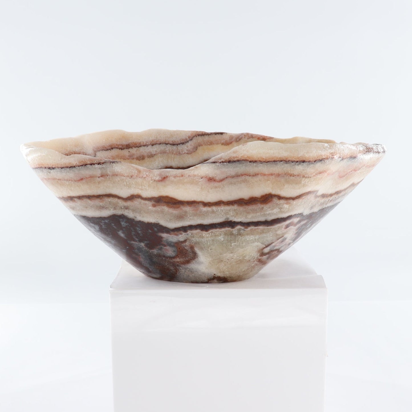 Mexican Onyx/Calcite Bowl 15"
