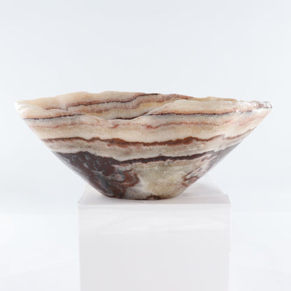 Mexican Onyx/Calcite Bowl 15"