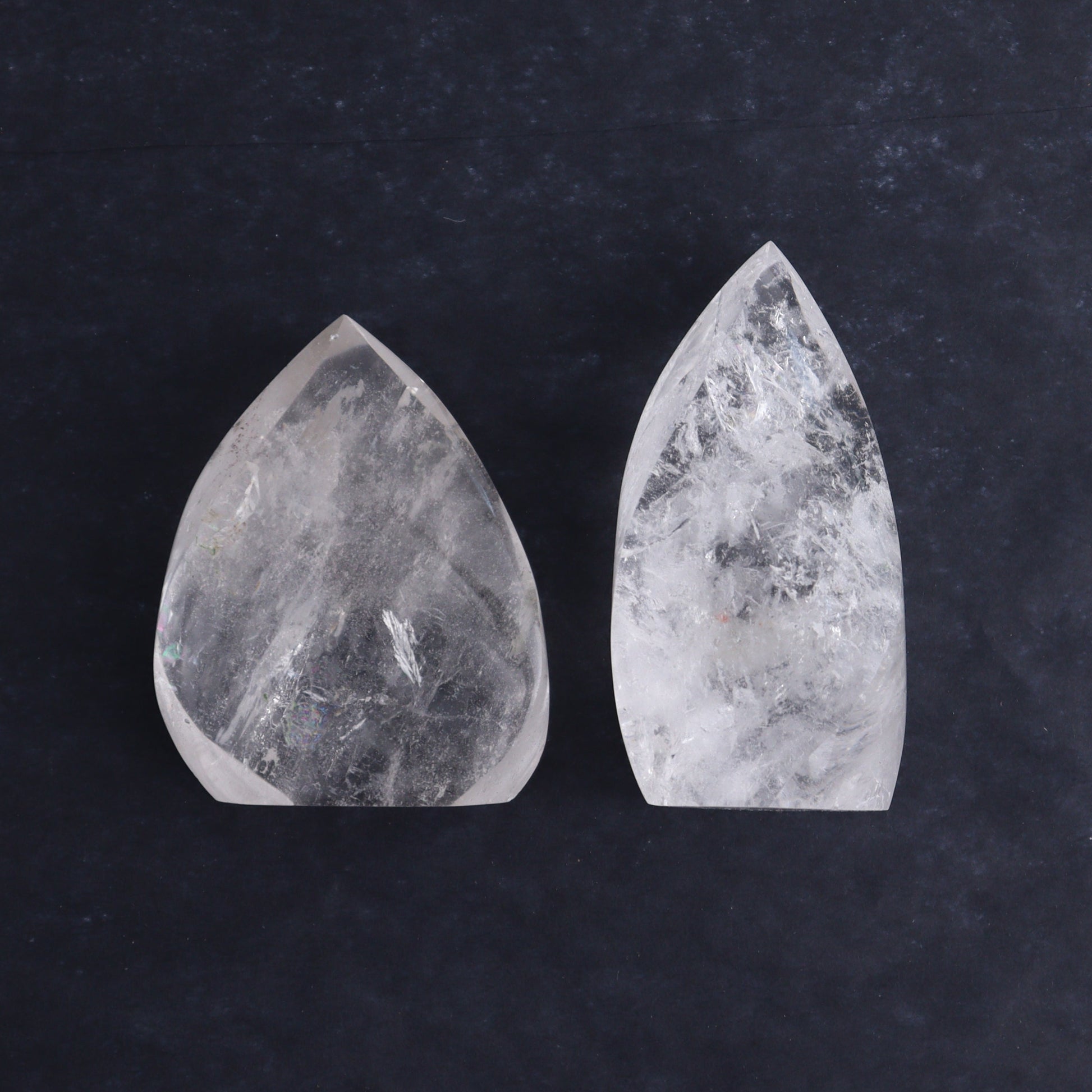 Imperfect Clear Quartz Flames Set of 6 - Expert Wholesale and Supplier of Wholesale Crystals & Bulk Gemstones, ["Brazil","Clear Quartz","flames","Quartz"]