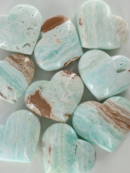 Caribbean Calcite Eggs Set of 9