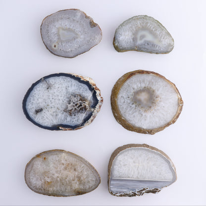 Agate Slices Set of 6 - Expert Wholesale and Supplier of Wholesale Crystals & Bulk Gemstones, ["Agate","Brazil","Slices and Slabs"]
