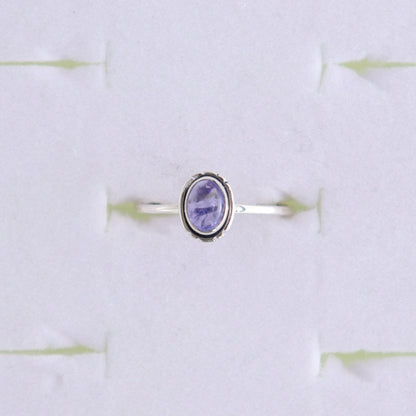 Tanzinite Rings Set of 5 (Ring Holders Not Included) - Expert Wholesale and Supplier of Wholesale Crystals & Bulk Gemstones, ["Ring","rings","sterling silver","Tanzinite"]