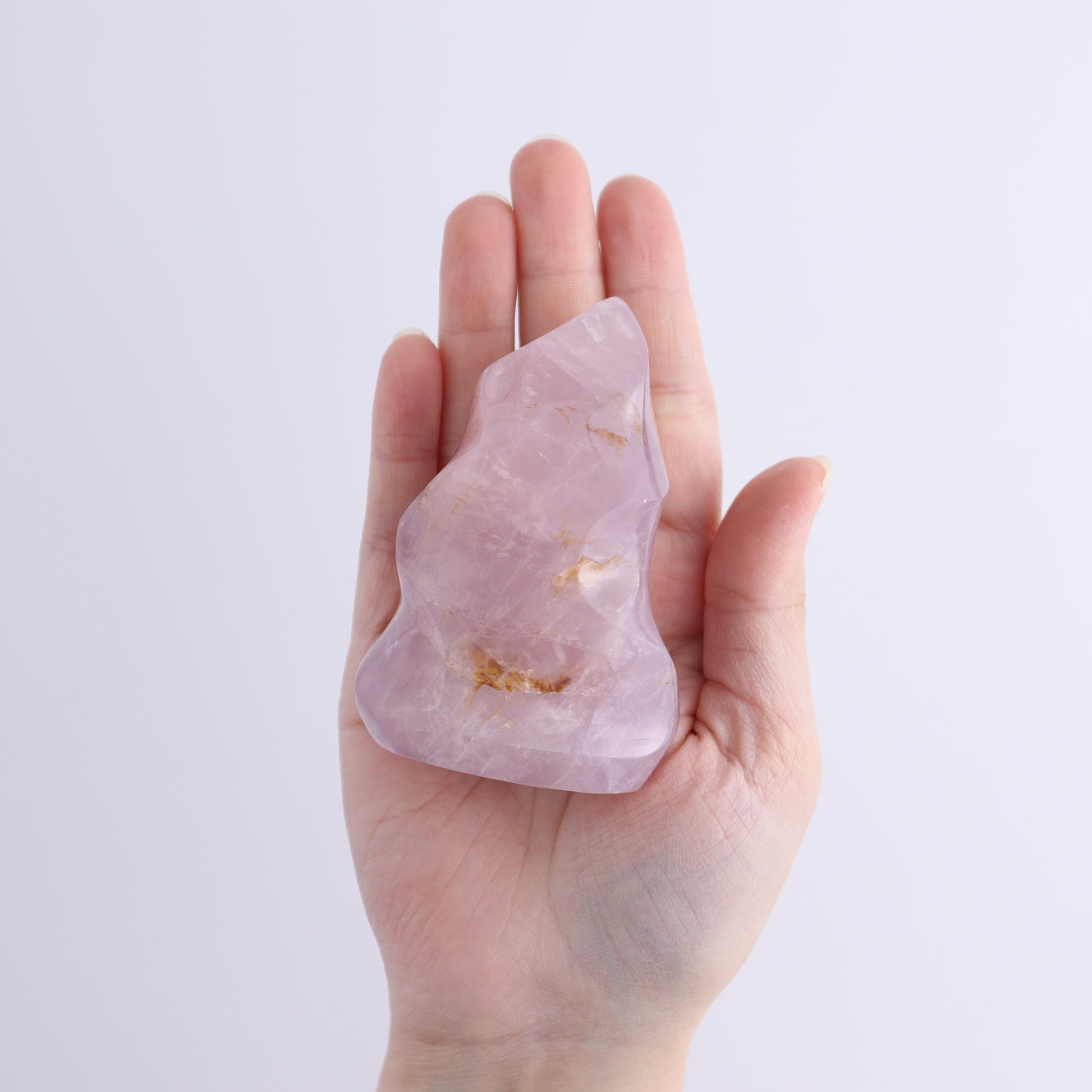 Rose Quartz Flames Set of 4 - Expert Wholesale and Supplier of Wholesale Crystals & Bulk Gemstones, ["flames","Madagascar","Quartz","Rose Quartz"]