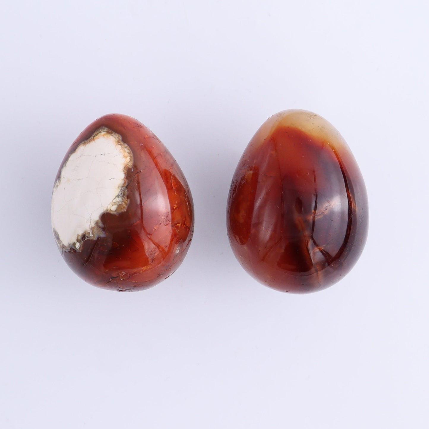 Carnelian Eggs Set of 12 - Expert Wholesale and Supplier of Wholesale Crystals & Bulk Gemstones, ["carnelian","Eggs","Madagascar"]